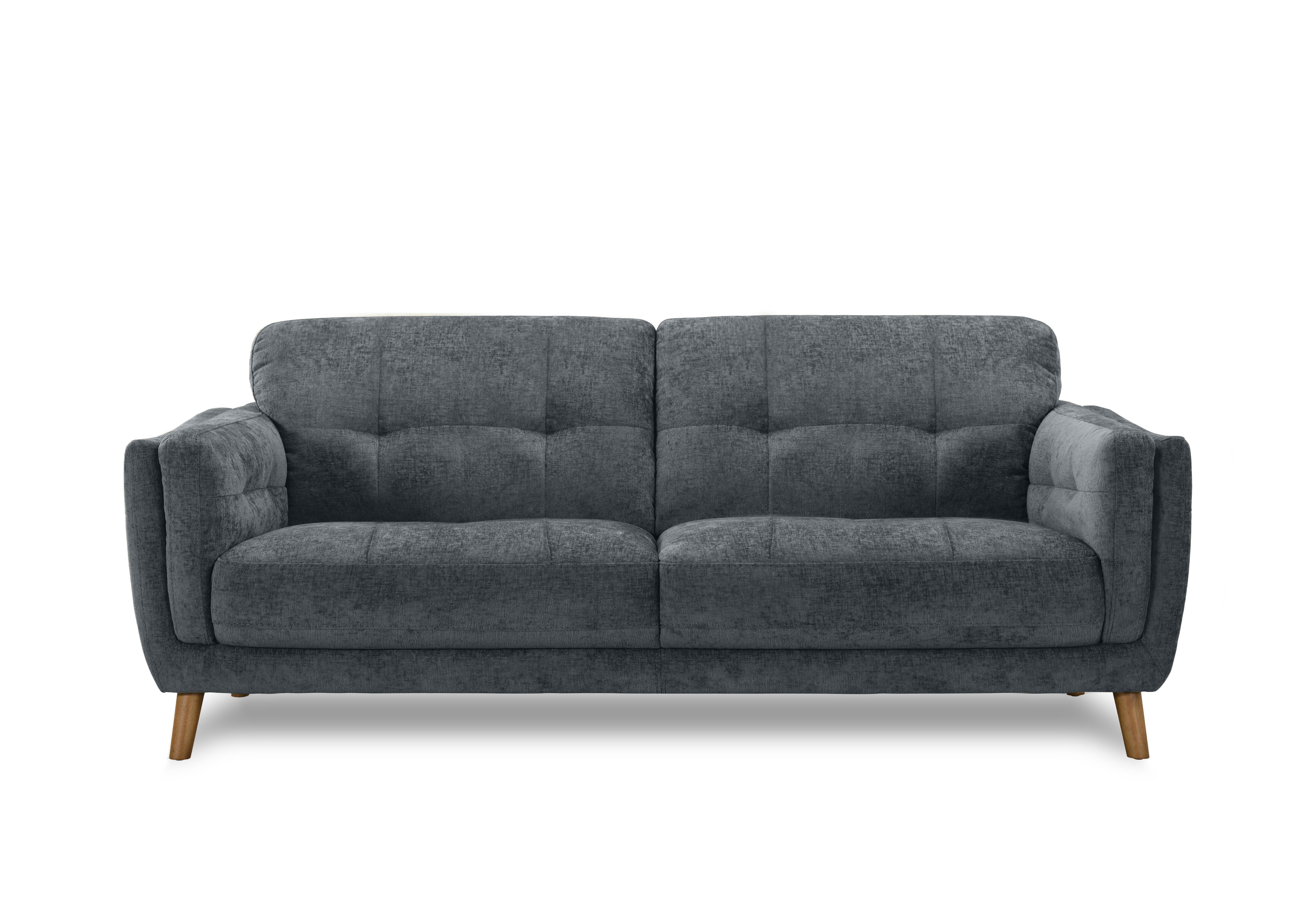 Soren 3 Seater 2 Cushion Fabric Sofa in Stone Tx2701 on Furniture Village