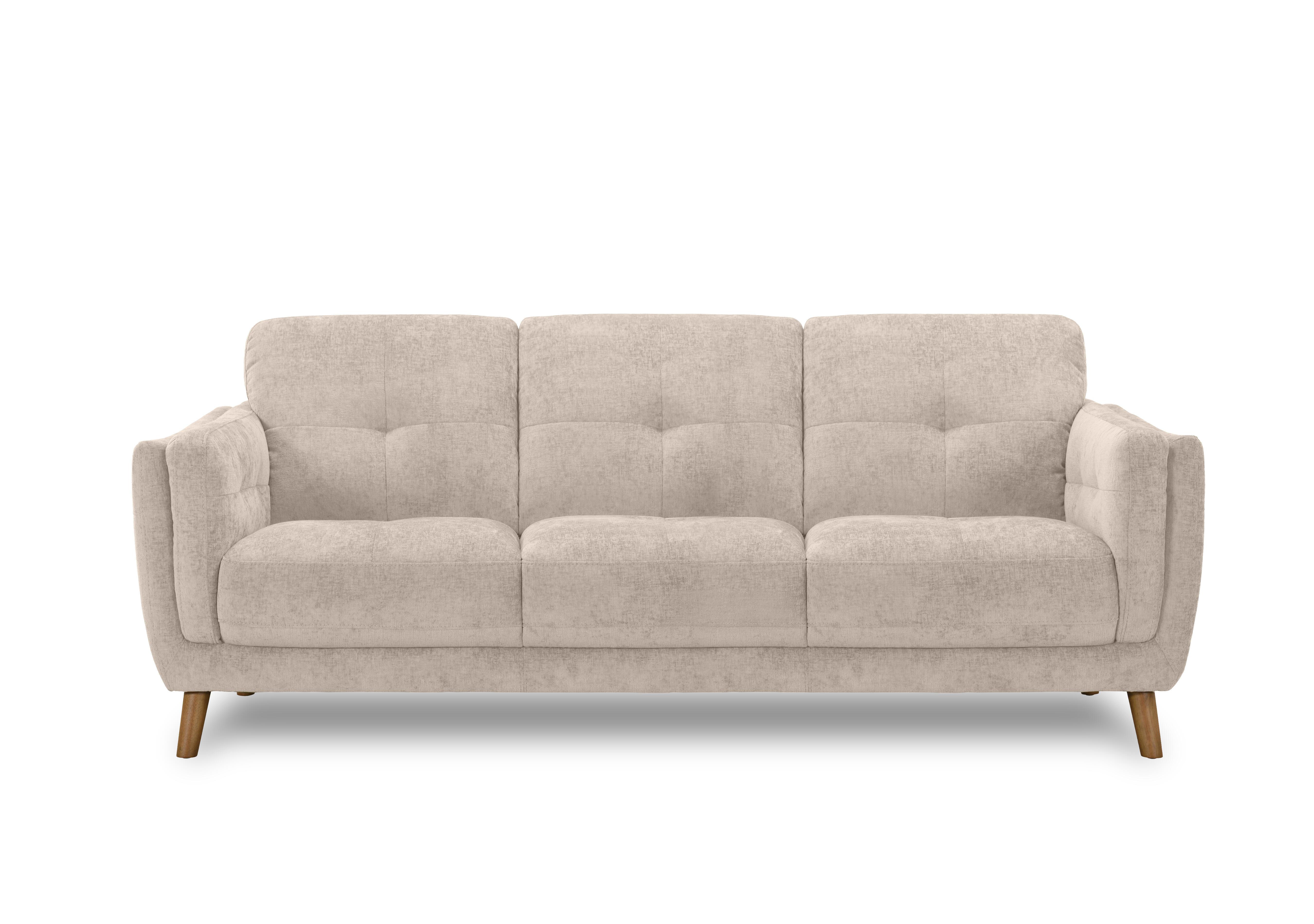 Soren 3 Seater 3 Cushion Fabric Sofa in Linen Tx2703 on Furniture Village