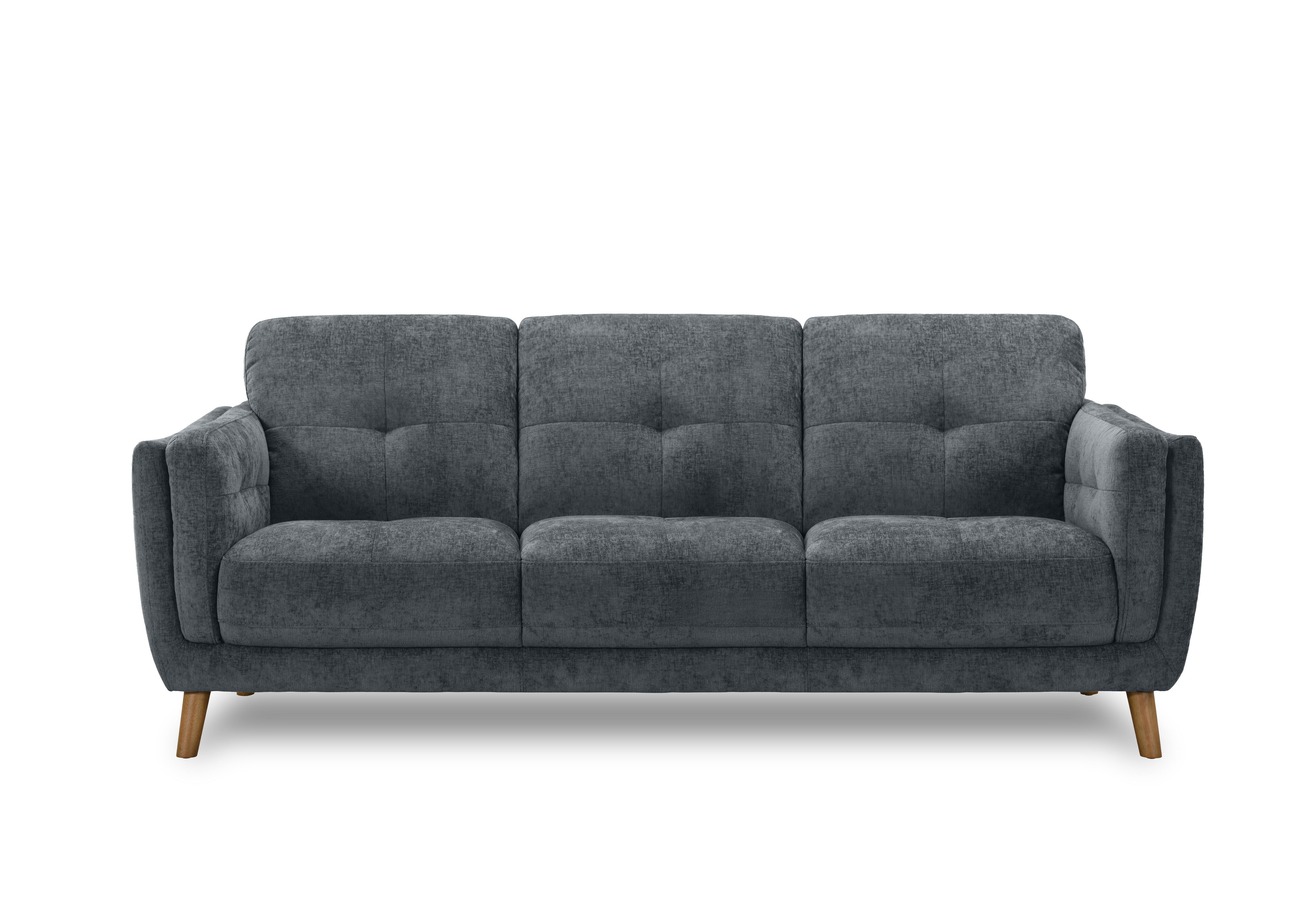 Soren 3 Seater 3 Cushion Fabric Sofa in Stone Tx2701 on Furniture Village