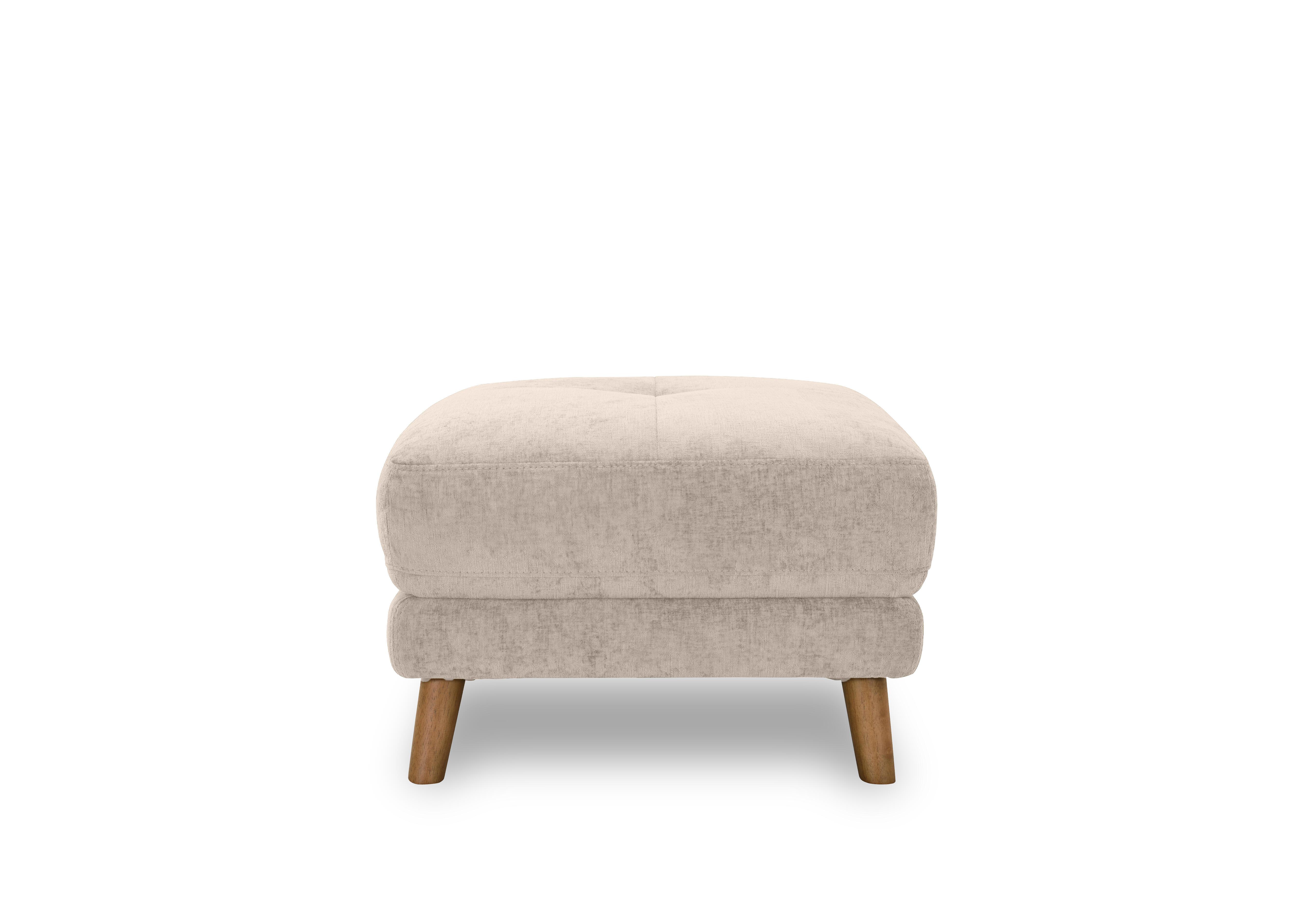 Soren Rectangular Fabric Footstool in Linen Tx2703 on Furniture Village