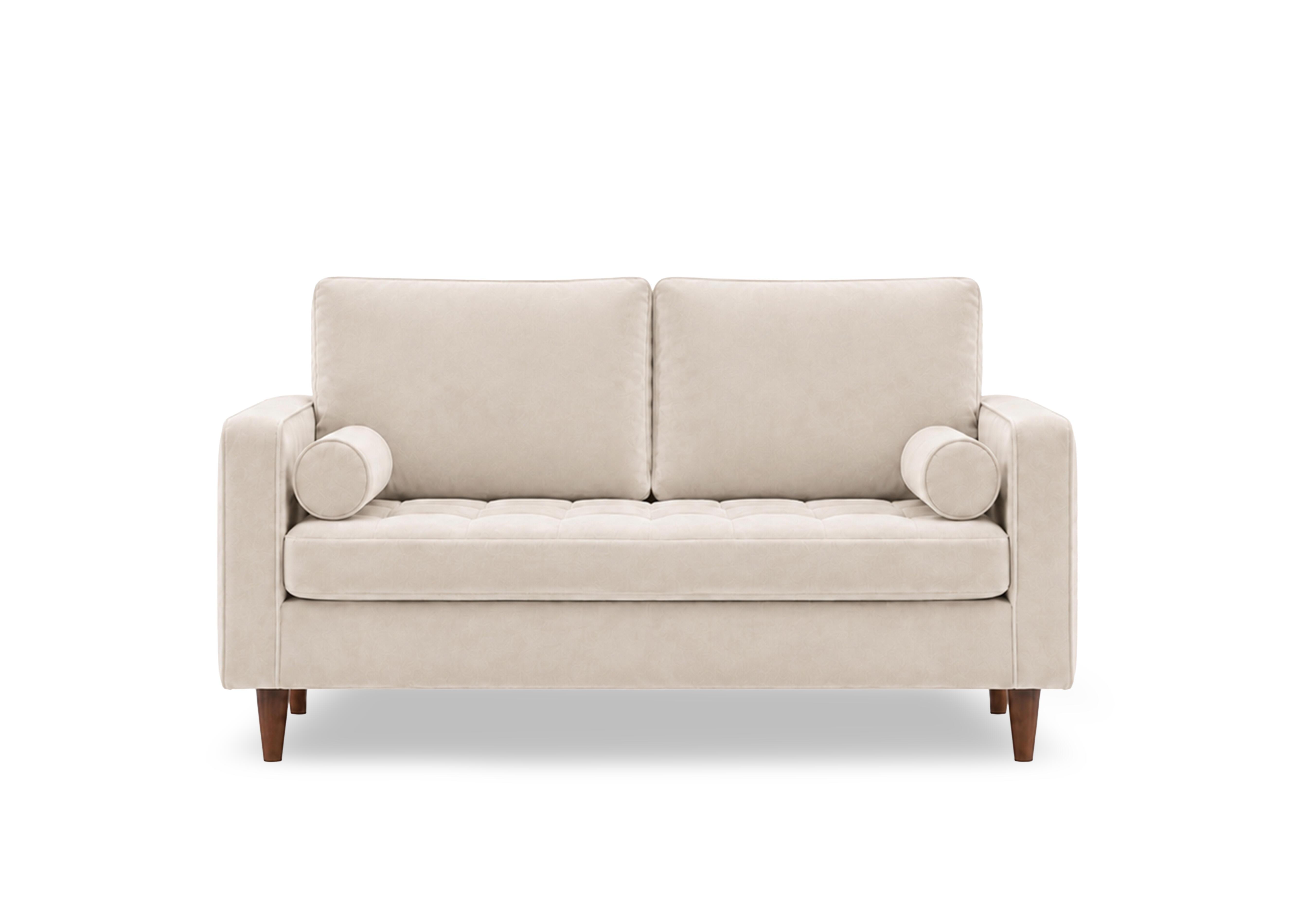 Sullivan 2 Seater Fabric Sofa in Tiffany Beige Dk Ft on Furniture Village
