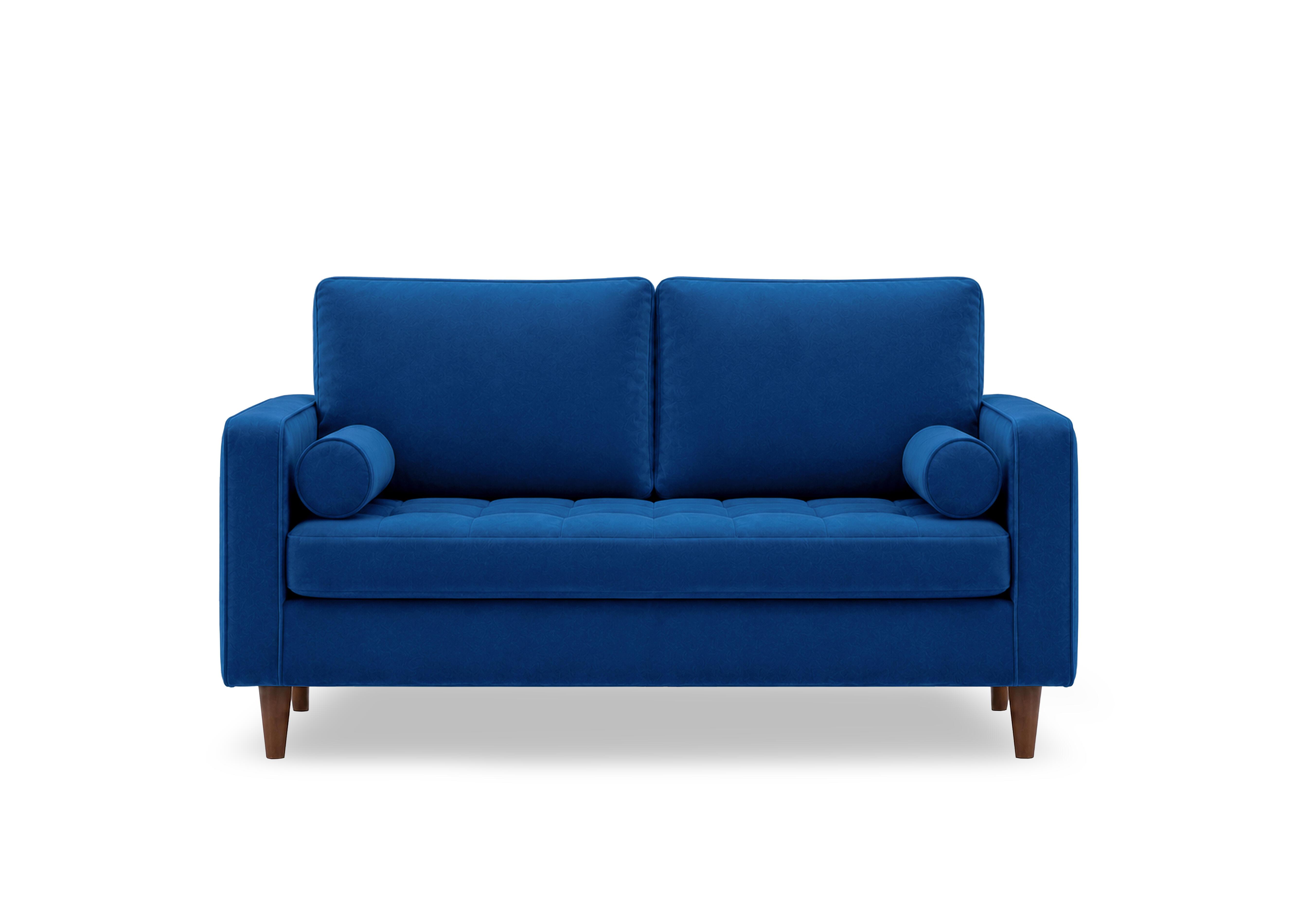 Sullivan 2 Seater Fabric Sofa in Tiffany Navy Dk Ft on Furniture Village