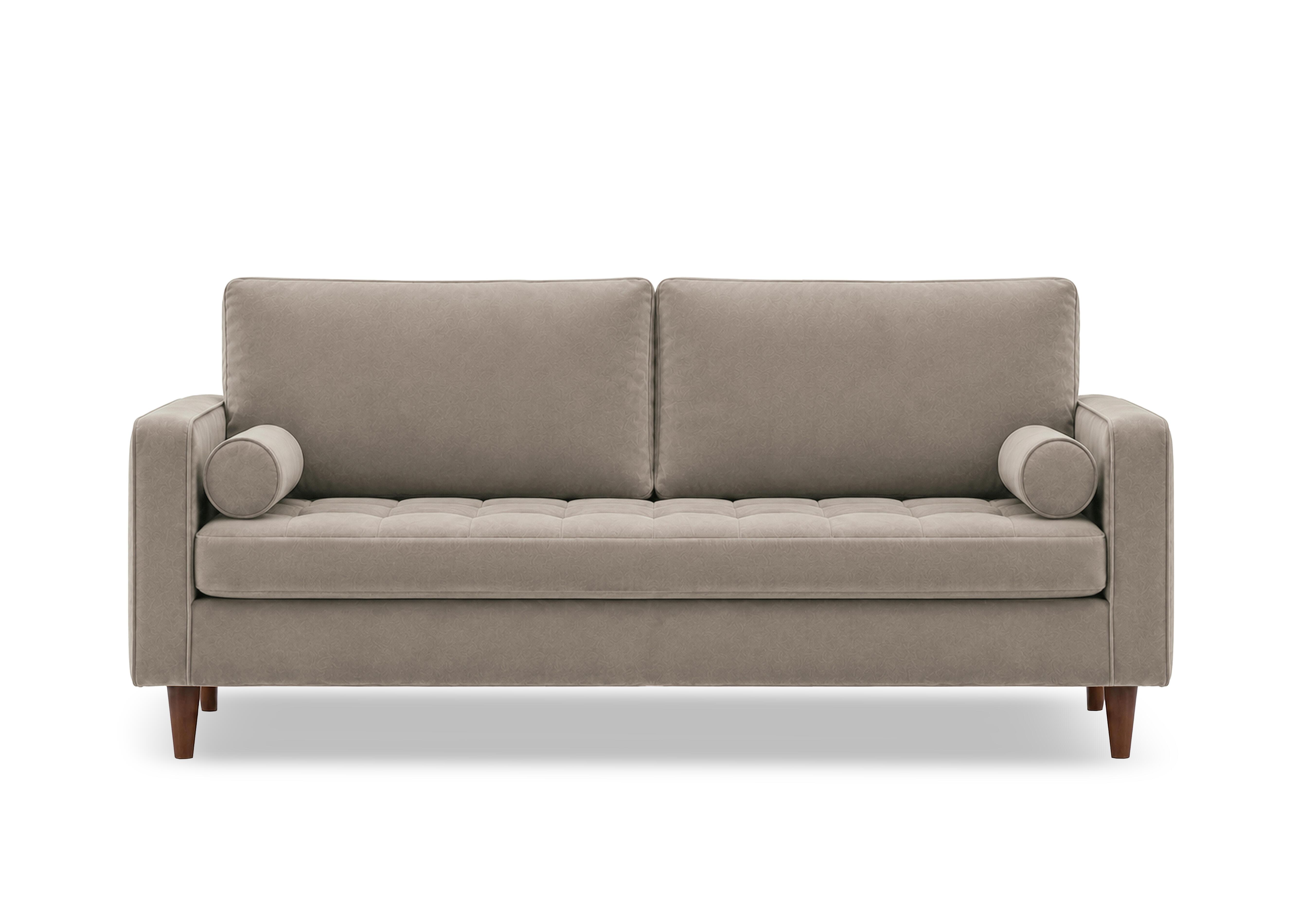 Sullivan 3 Seater Fabric Sofa in Tiffany Mika Dk Ft on Furniture Village