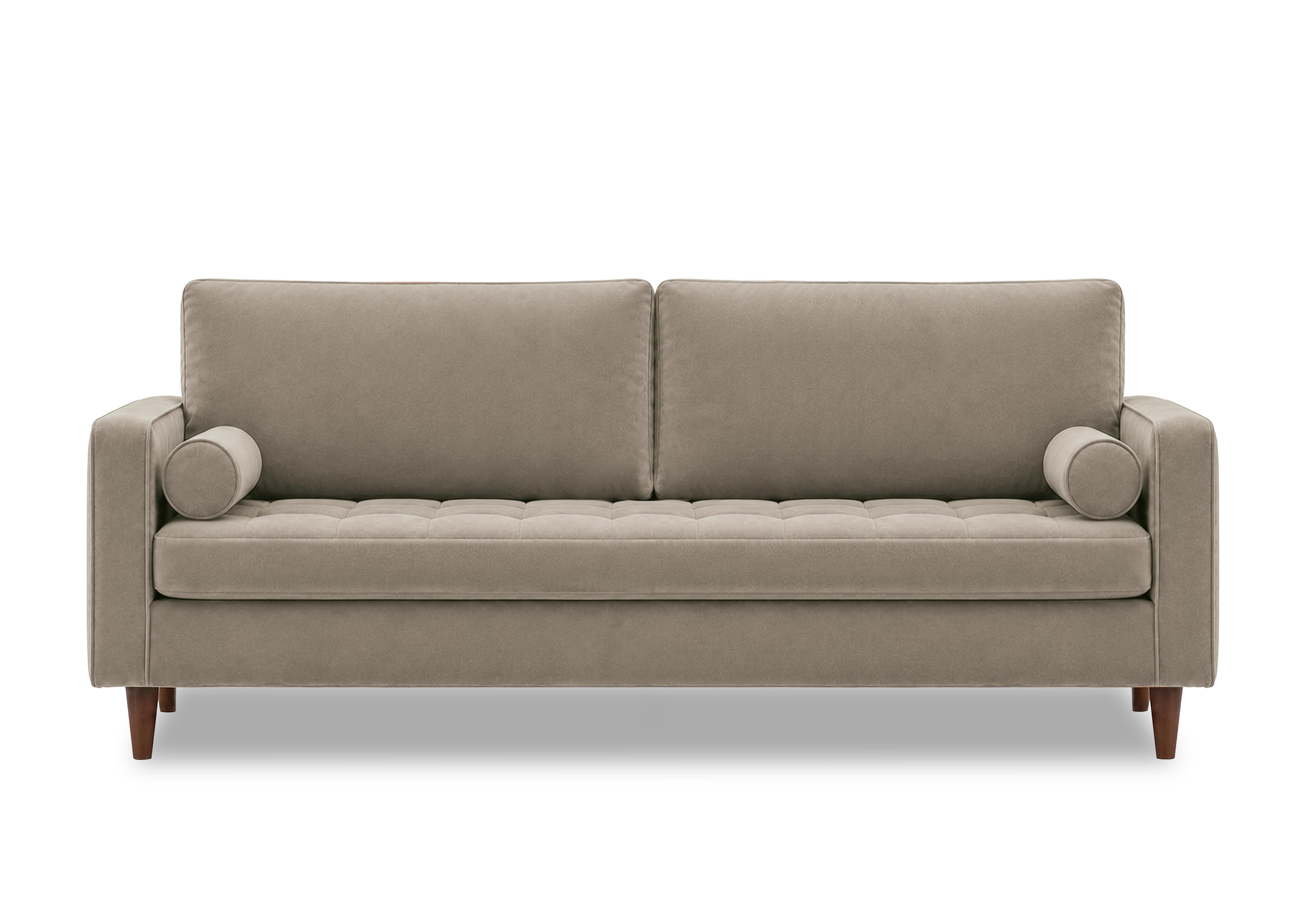 Sullivan 4 Seater Fabric Sofa in Tiffany Mika Dk Ft on Furniture Village