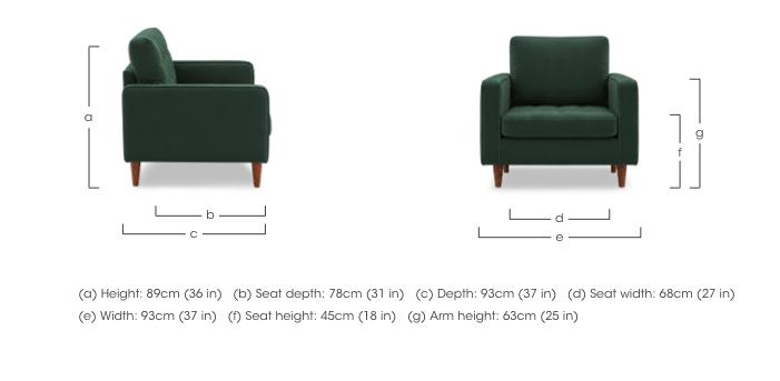 Sullivan Fabric Armchair in  on Furniture Village