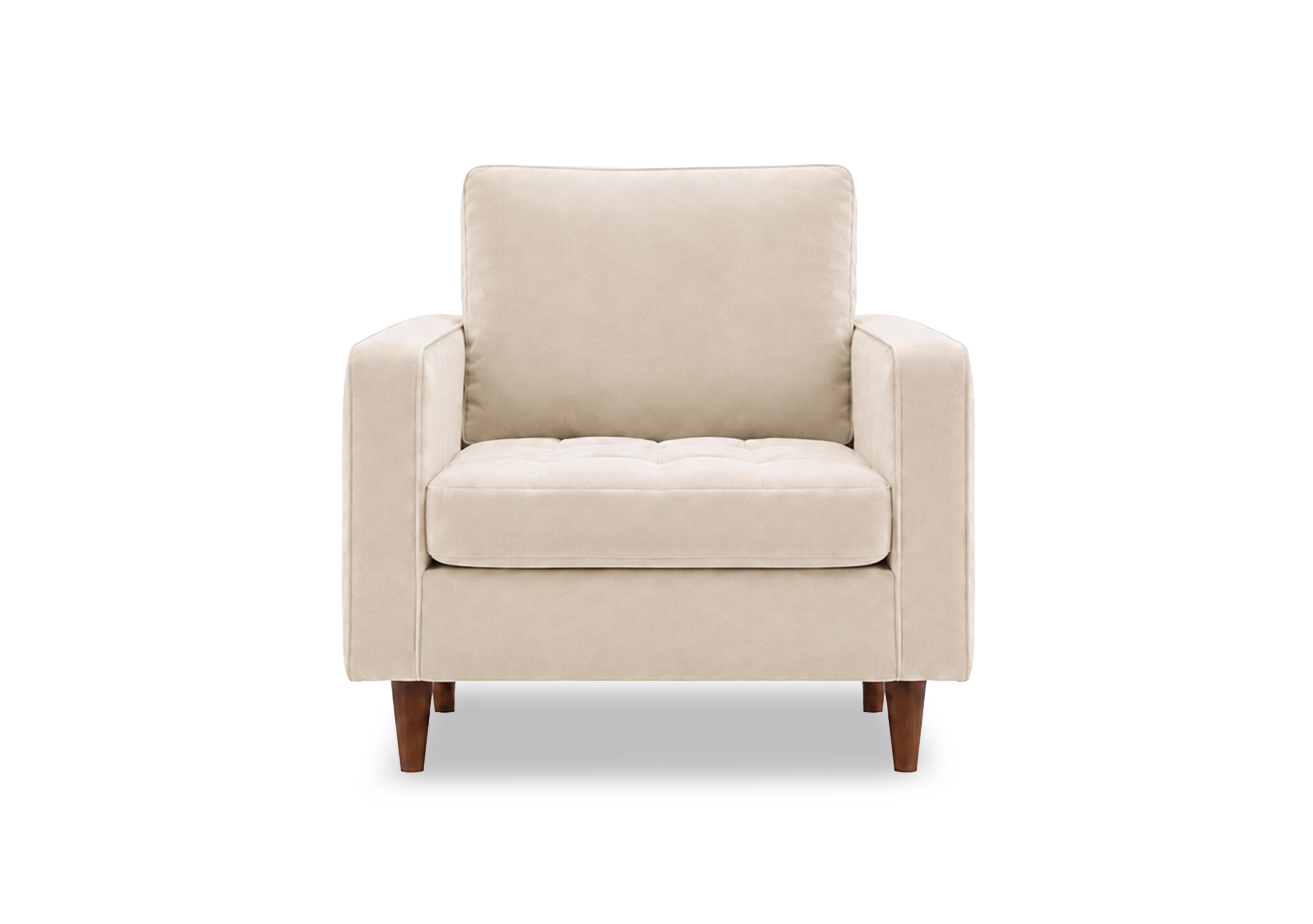 Sullivan Fabric Armchair in Tiffany Beige Dk Ft on Furniture Village