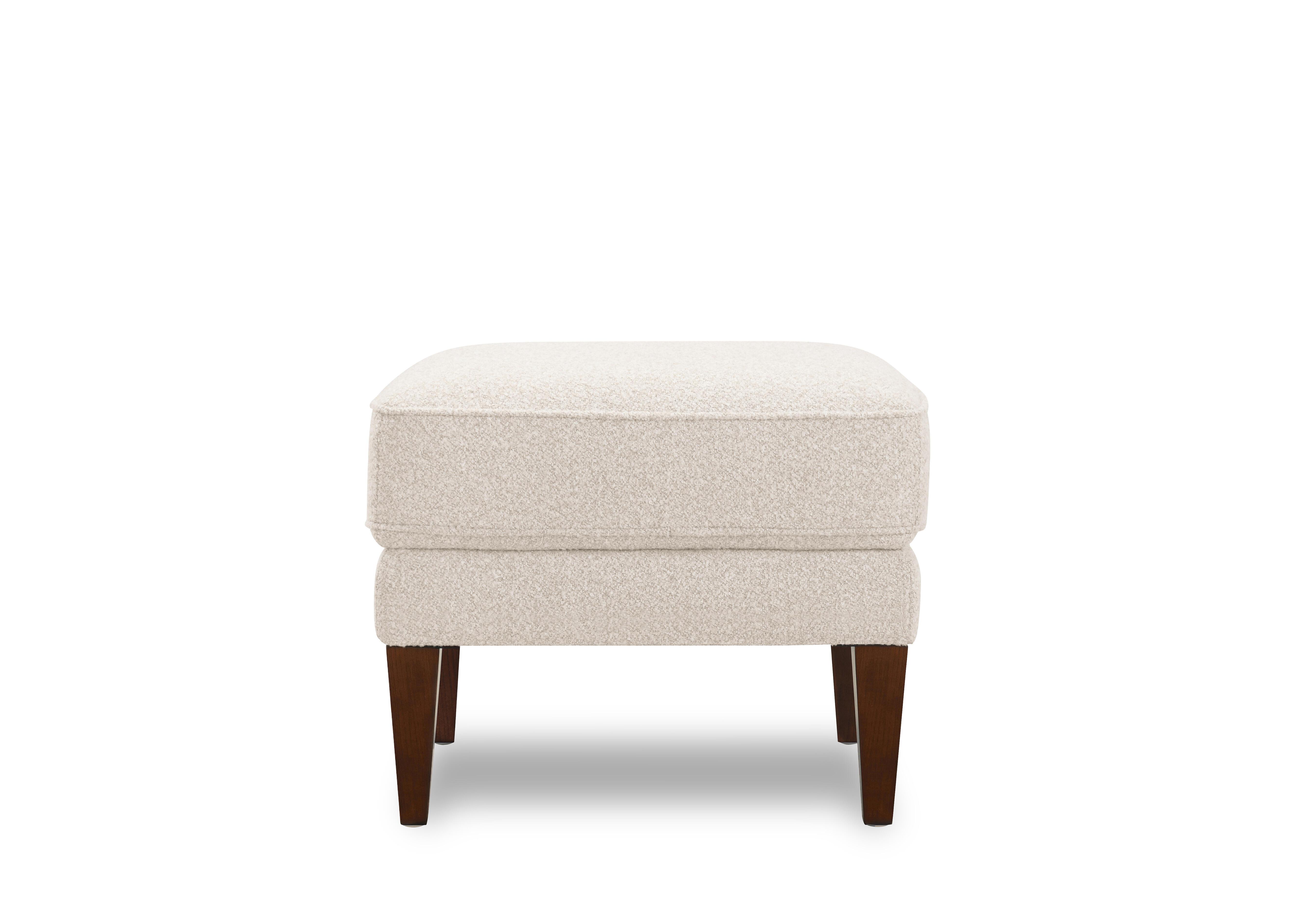 Aspen Fabric Wing Chair Footstool in Vanilla Tx2893 on Furniture Village