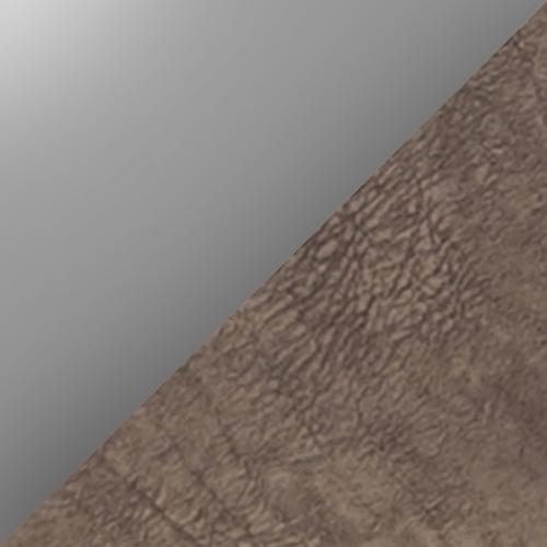 Mariah 2 Seater Fabric Scatter Back Sofa Bed in Dapple Chocolate-Tri Chrome on Furniture Village