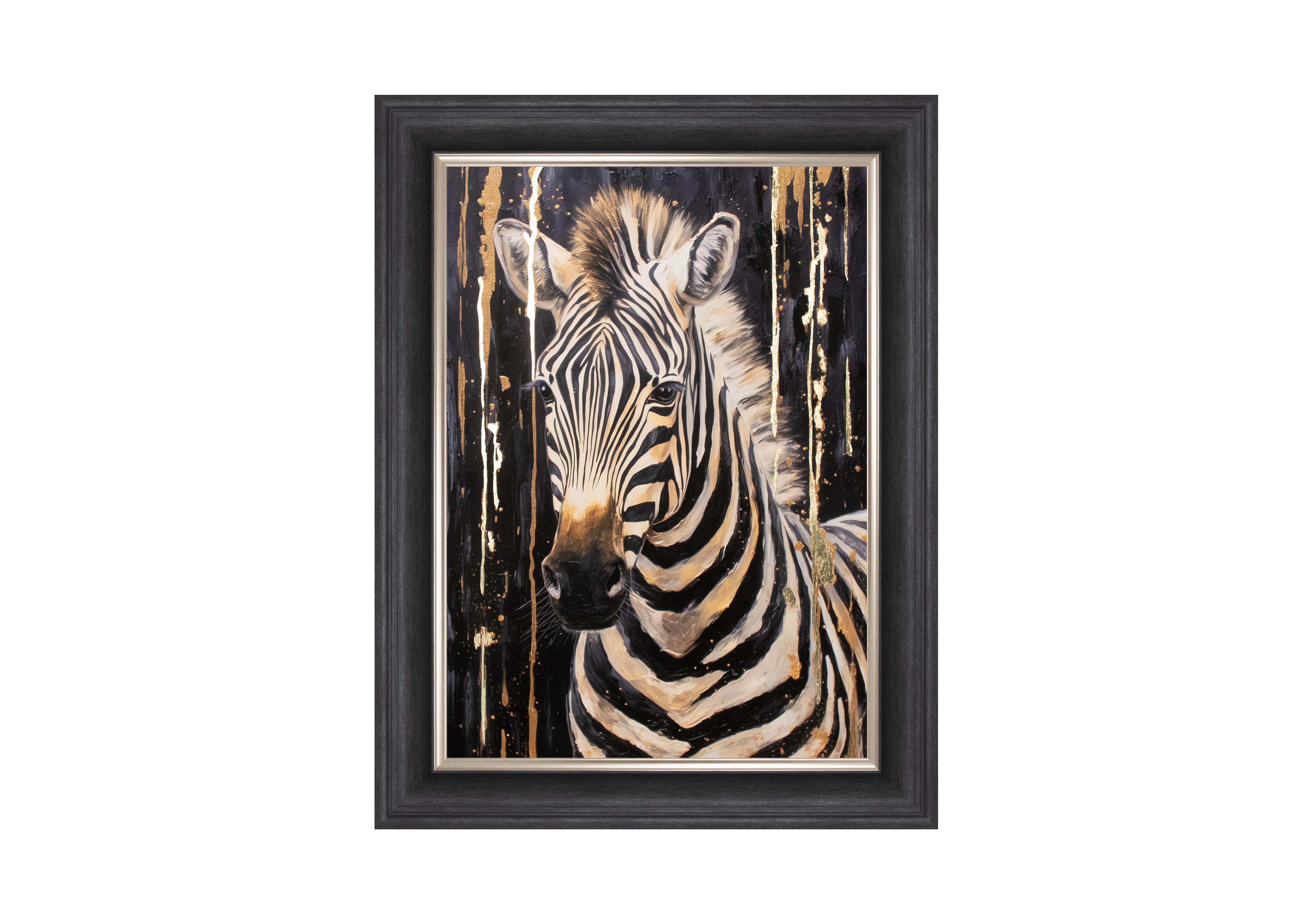 Ziggy Zebra Small Framed Picture in  on Furniture Village