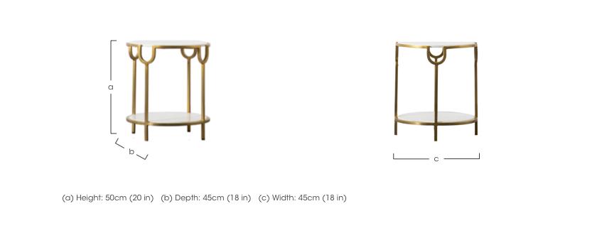 Zion Side Table in  on Furniture Village