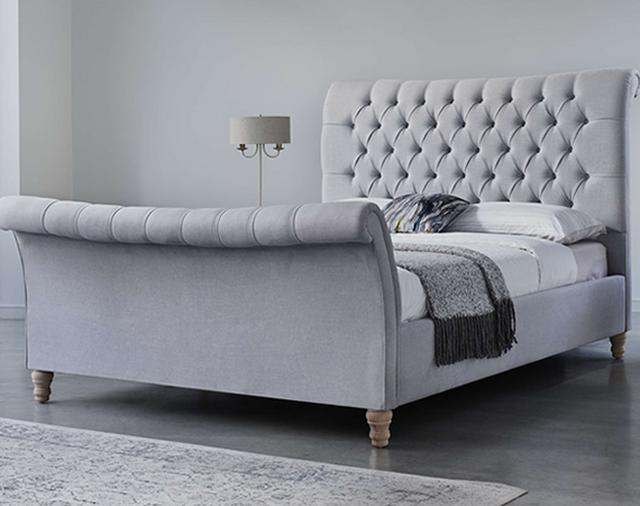 Silver Grey Bed