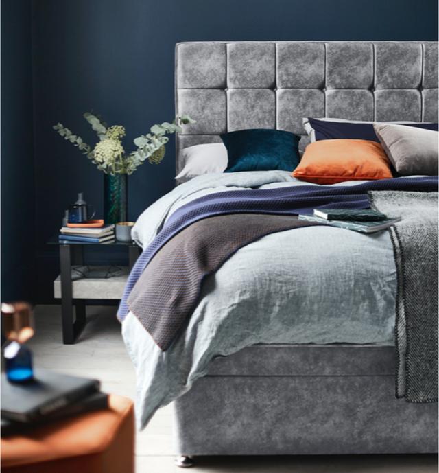 Grey Divan Bed