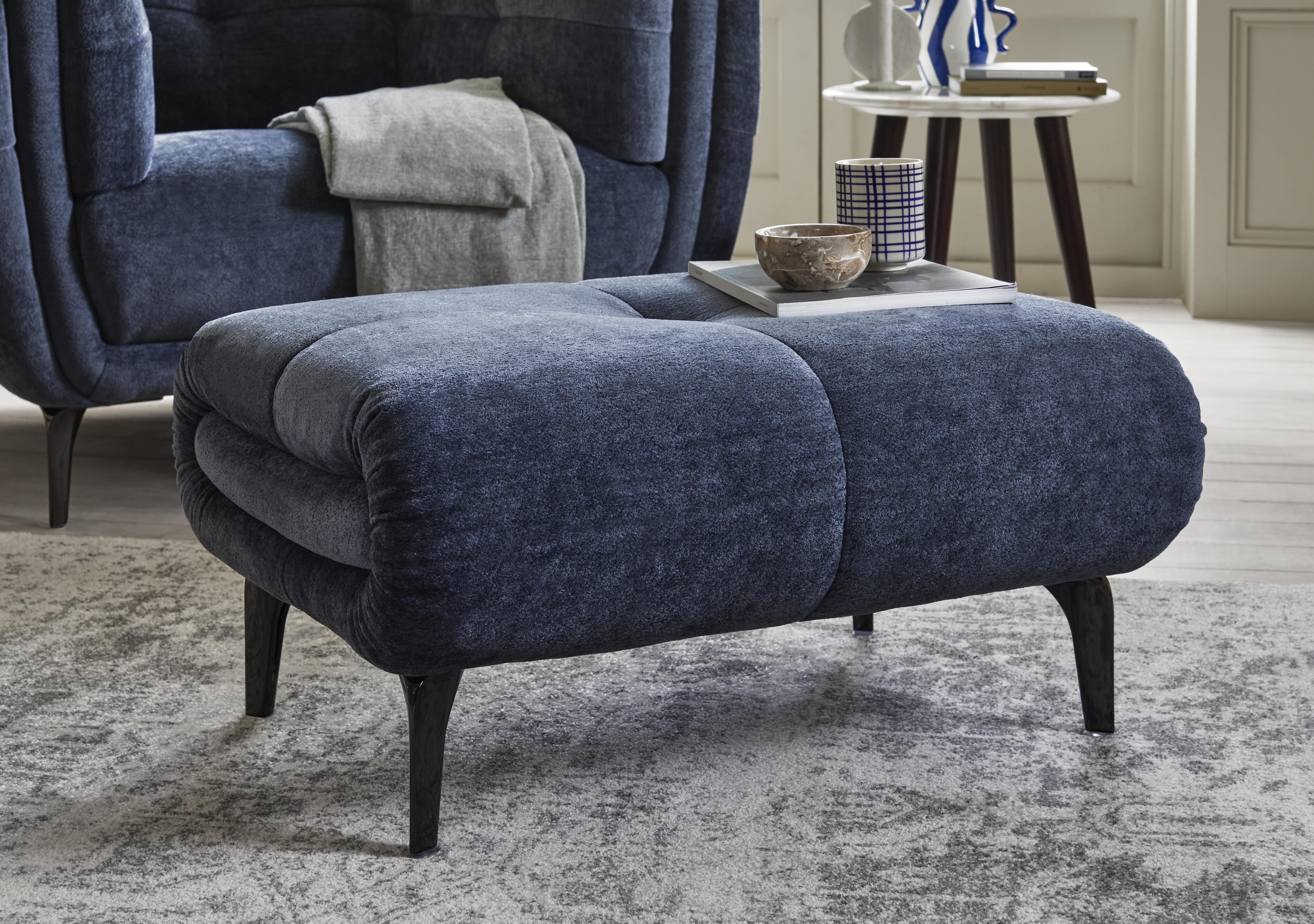 Sienna Fabric Large Footstool in  on Furniture Village